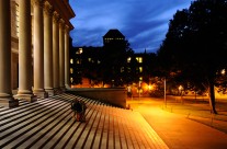 Harvard University at Night